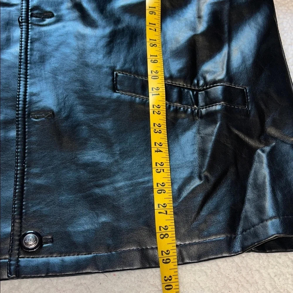 Moda Men's Classic Black Leather Jacket